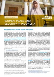 Women, Peace and Security in Indonesia