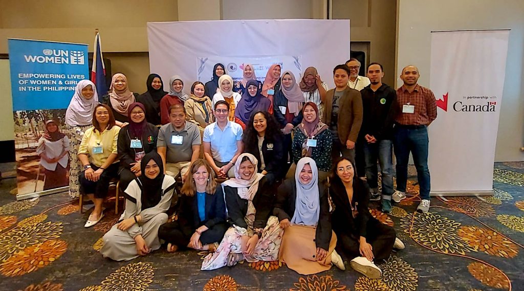 Participants at the Gender Responsive Planning and Budgeting Training to Advance the Implementation of the Women, Peace and Security Agenda in the ASEAN Region