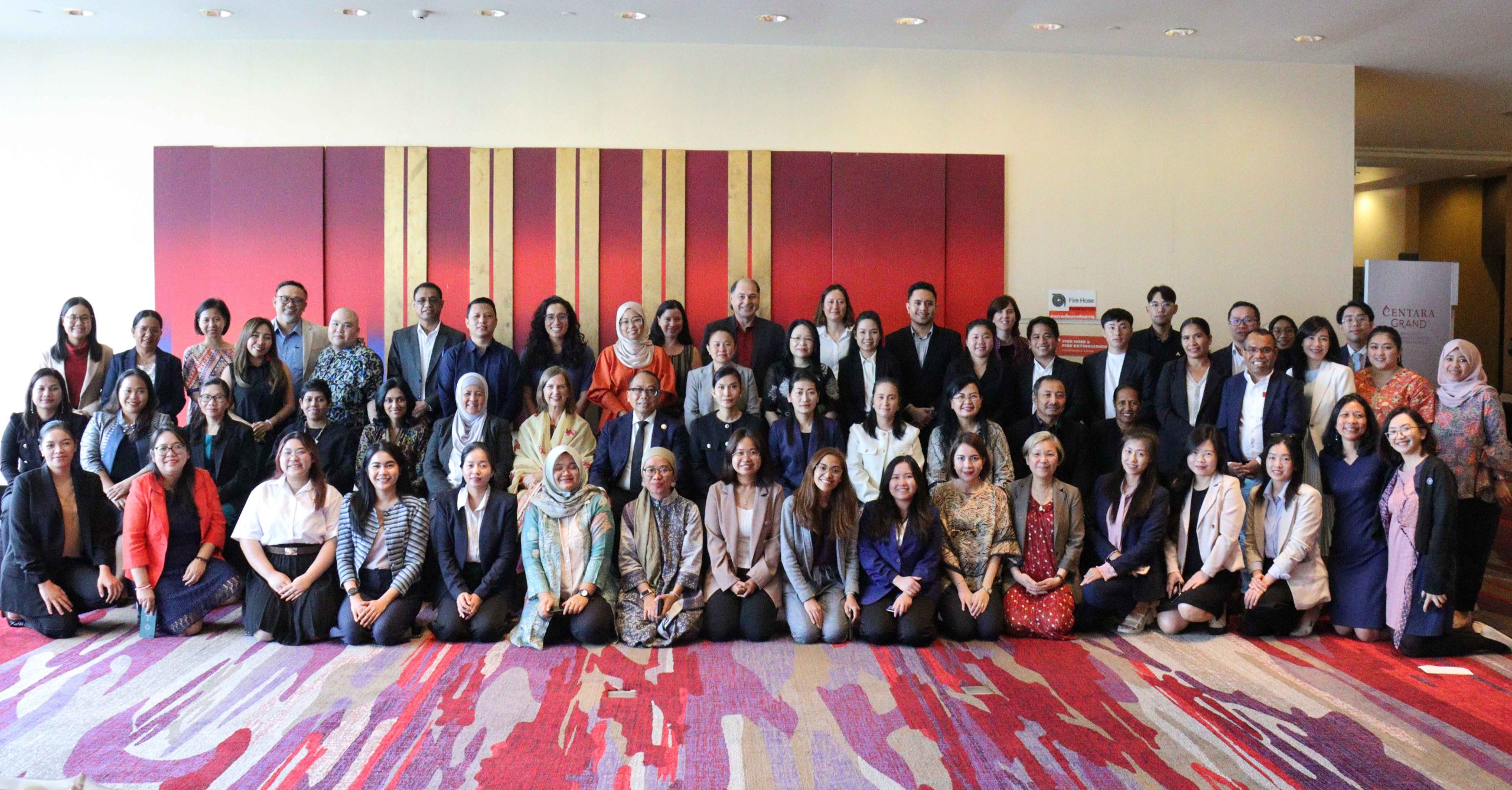 More than 60 government officials from Cambodia, Indonesia, Lao People’s Democratic Republic, Malaysia, Philippines, Thailand, Viet Nam, as well as Timor-Leste are attending the National Action Plan Academy training in Bangkok, Thailand. Photo: UN Women/Yoomi Jun